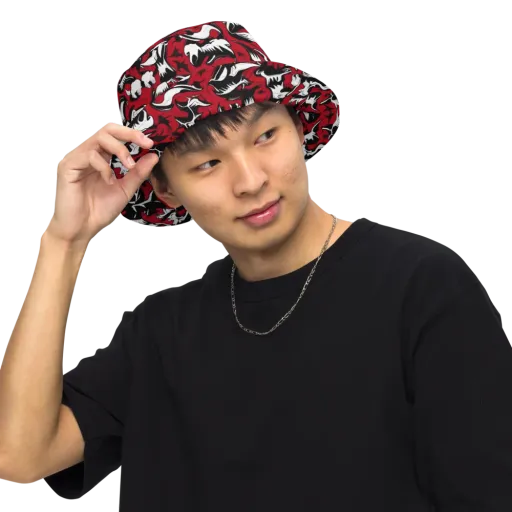 Batwing Ballet on Reversible Bucket Hat
