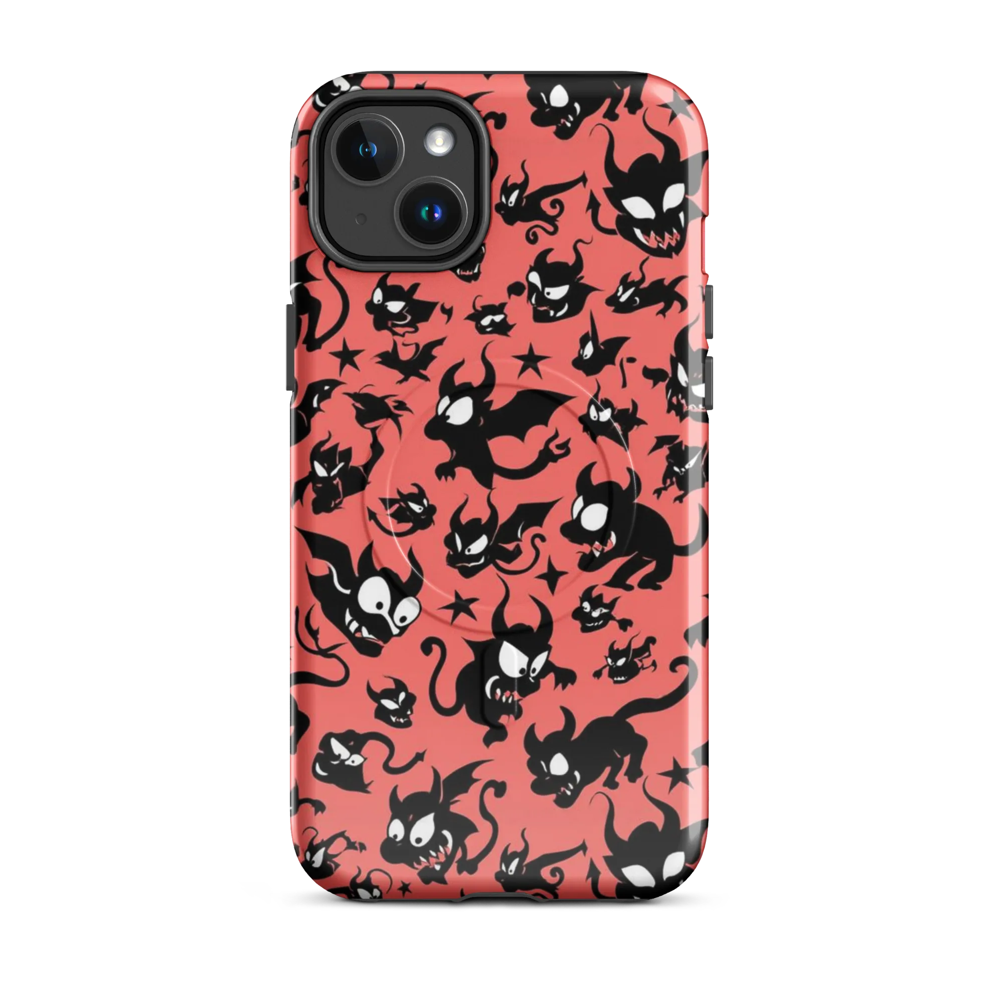 Coral Imp Parade on MagSafe Tough Case for iPhone® — Front