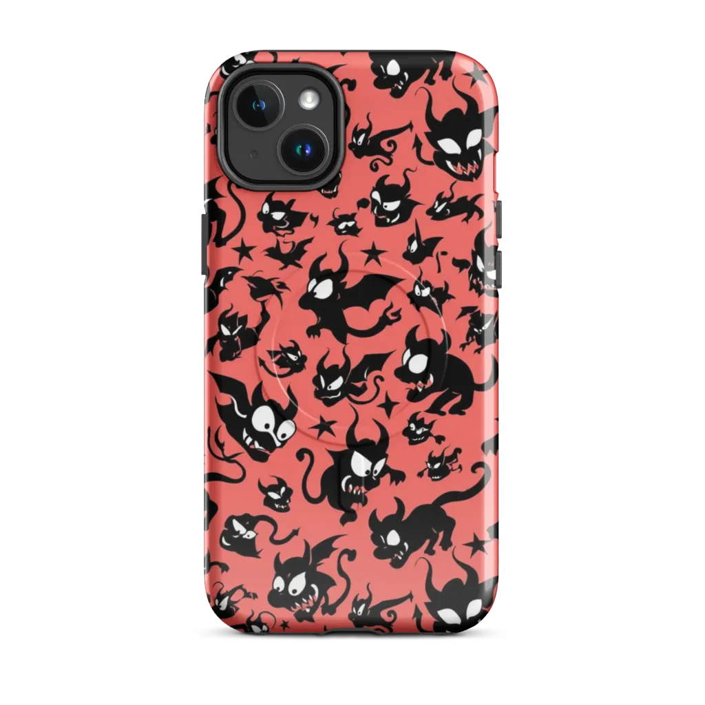 Coral Imp Parade on MagSafe Tough Case for iPhone® — Front