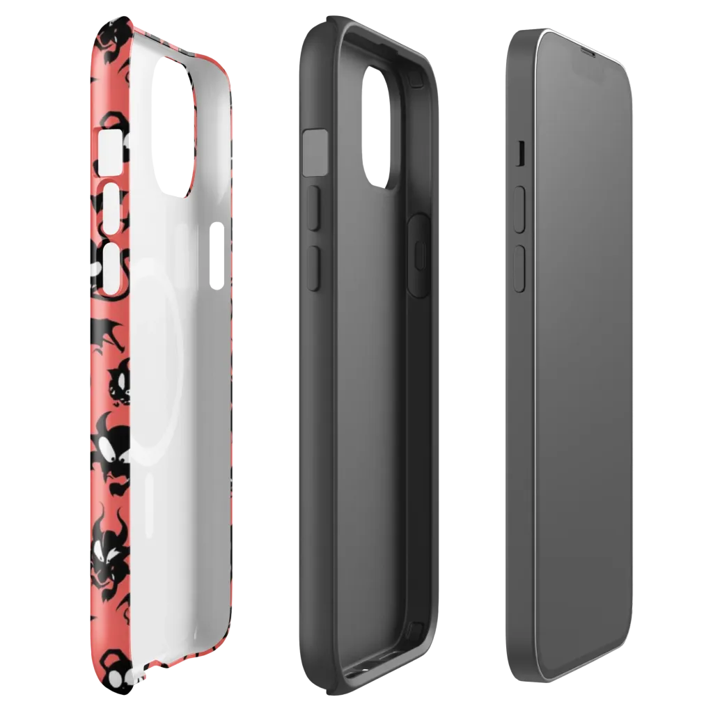 Coral Imp Parade on MagSafe Tough Case for iPhone® — Front