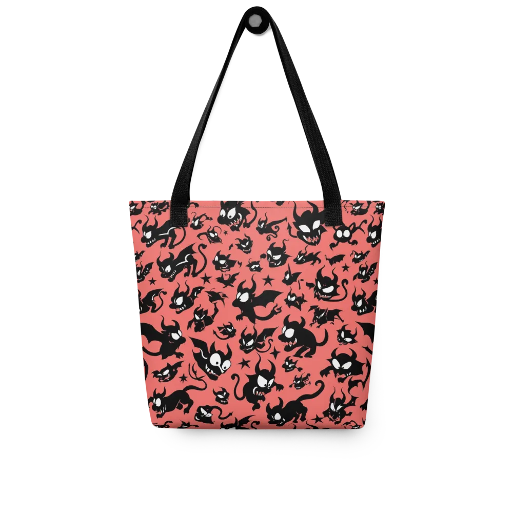 Coral Imp Parade on Tote Bag — Front