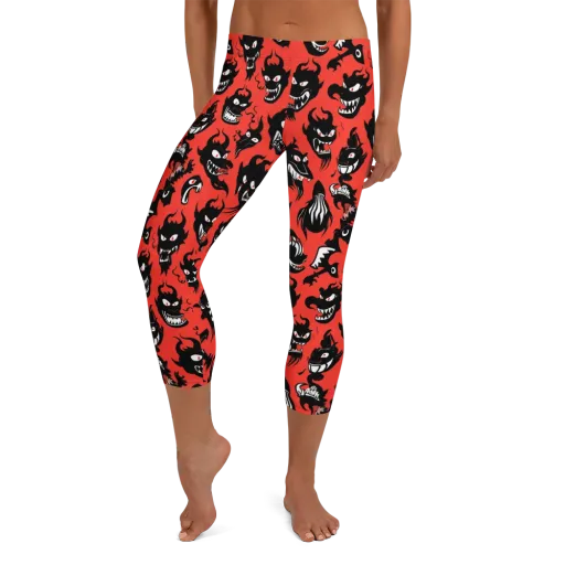 Inferno Parade on a Capri Leggings
