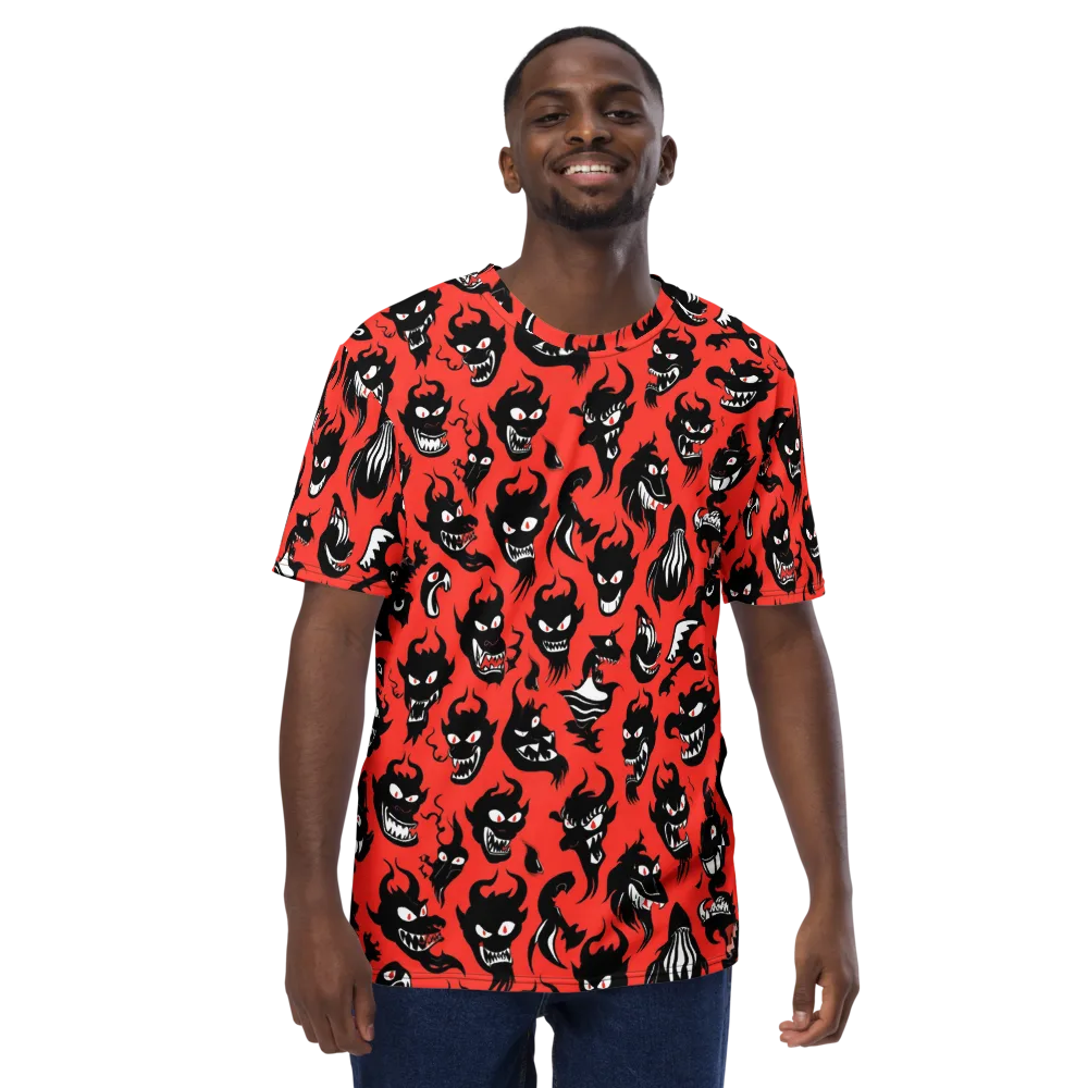 Inferno Parade on Men's Crew Neck T-Shirt — Front