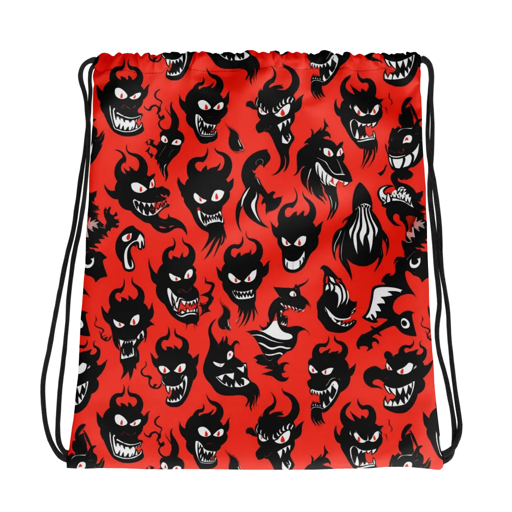 Inferno Parade on Drawstring Bag — Photo