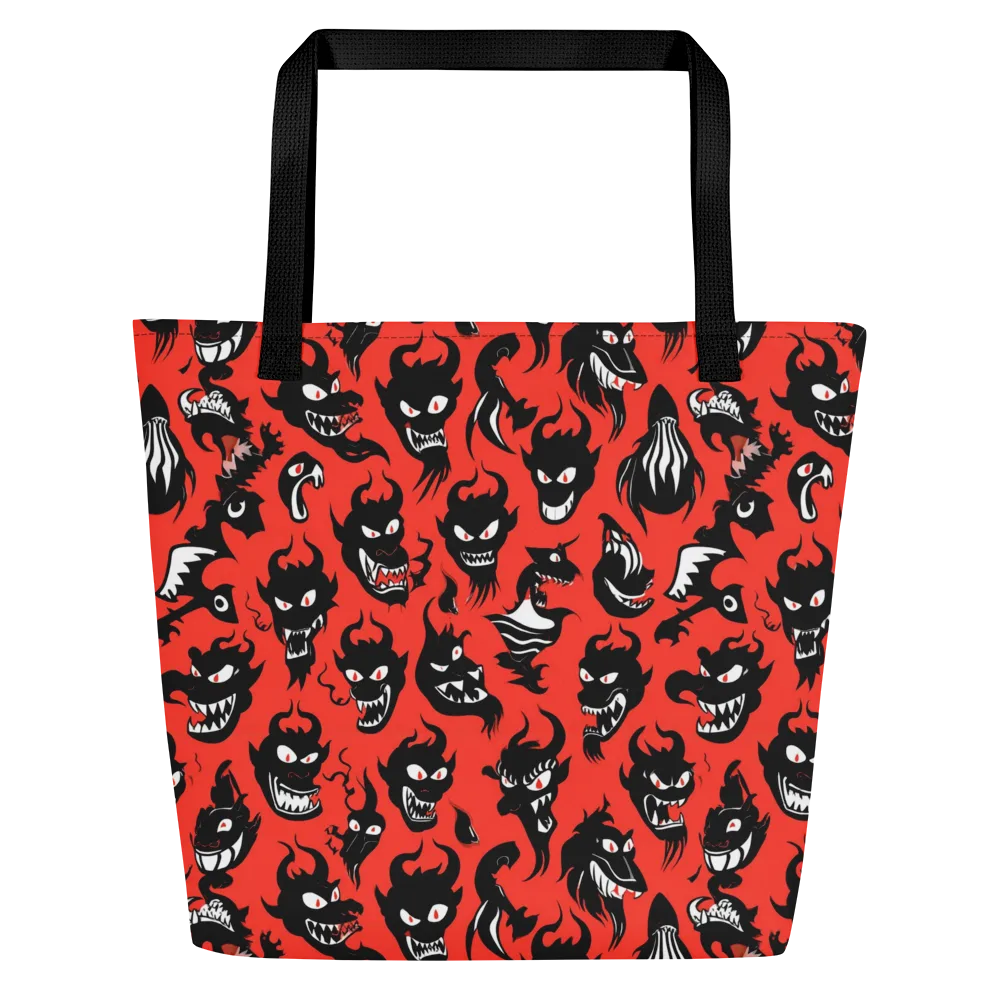 Inferno Parade on Large Tote Bag W/ Pocket — Front
