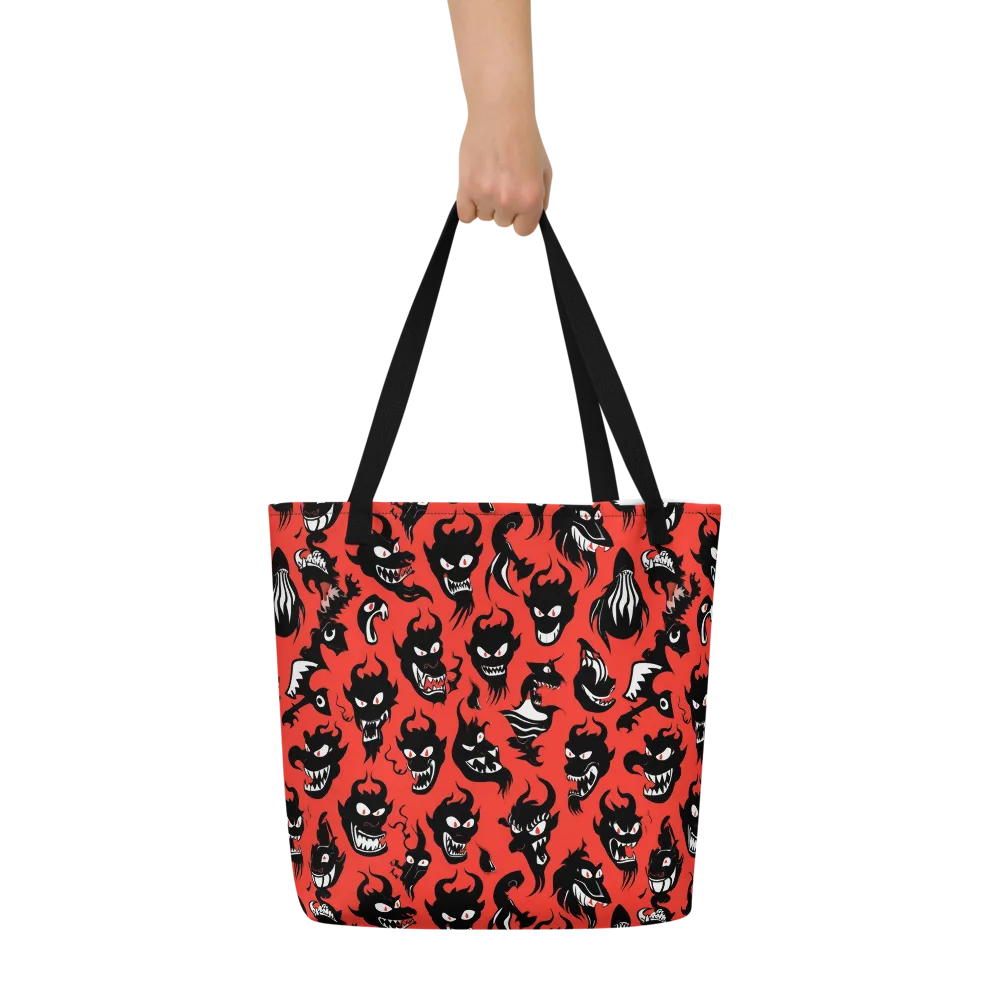 Inferno Parade on Large Tote Bag W/ Pocket — Front