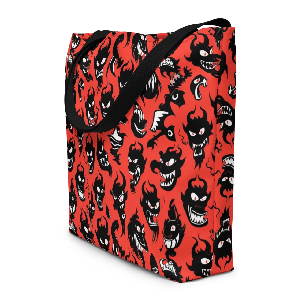Inferno Parade on Large Tote Bag W/ Pocket — Front