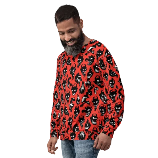 Inferno Parade on a Sweatshirt