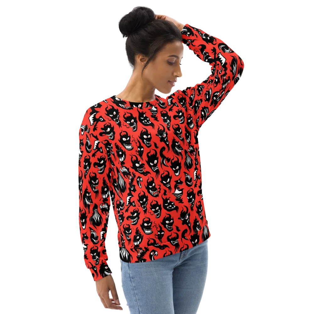 Inferno Parade on Sweatshirt — Right Front