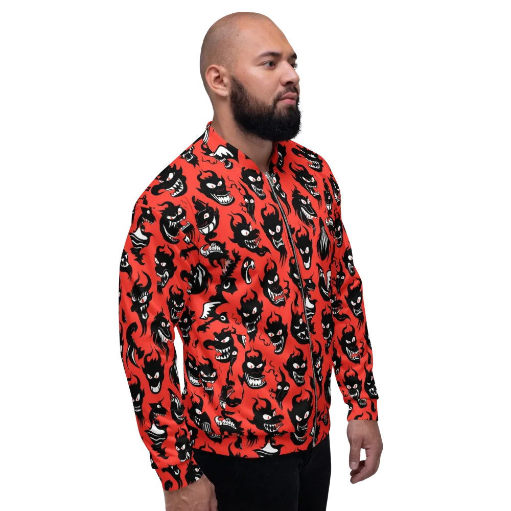 Inferno Parade on Bomber Jacket — Right