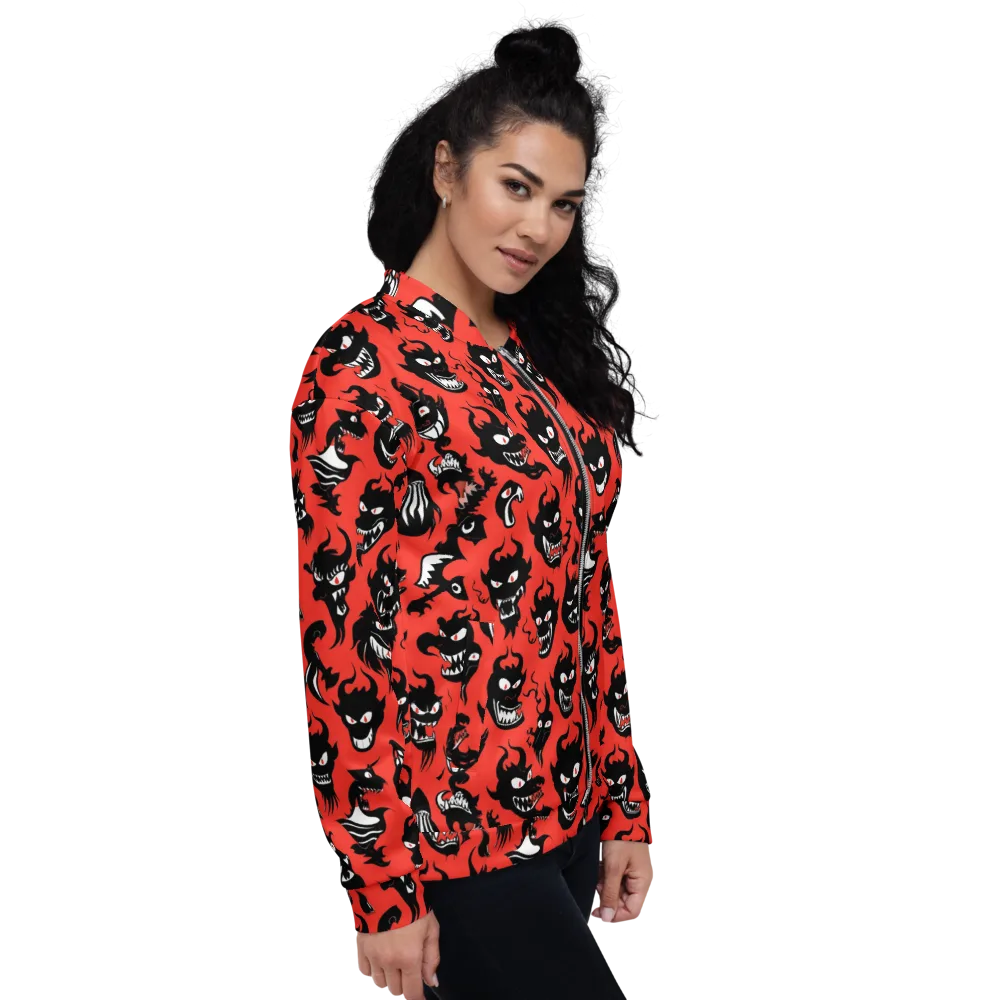 Inferno Parade on Bomber Jacket — Right