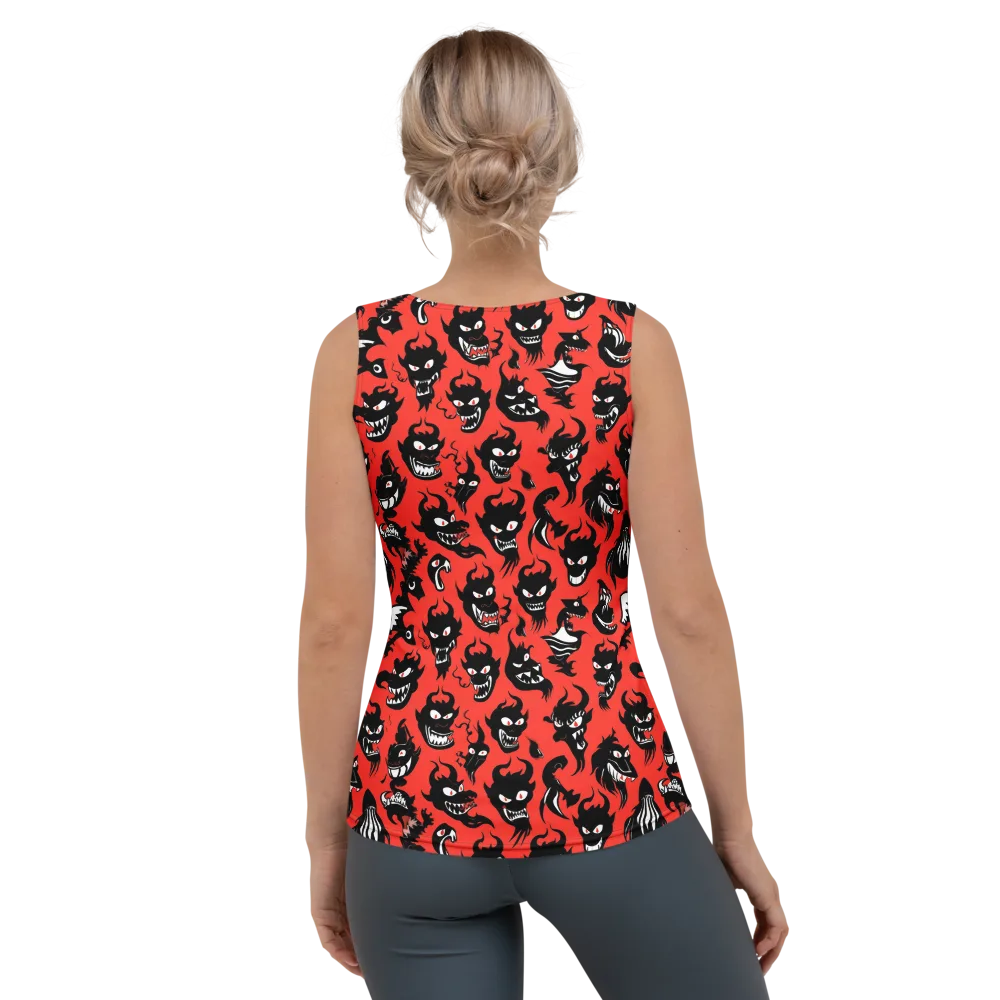 Inferno Parade on Women's Tank Top — Back