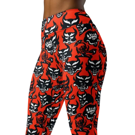 Devil’s Parade on a Yoga Leggings