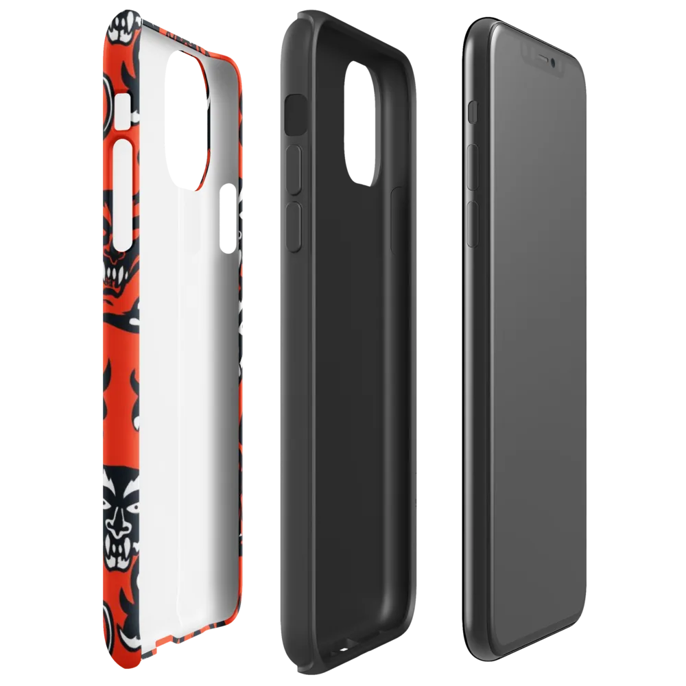 Devil’s Parade on Tough Case for iPhone® — Right