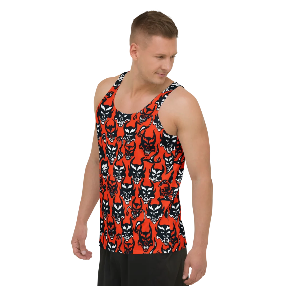 Devil’s Parade on Men's Tank Top — Left Front