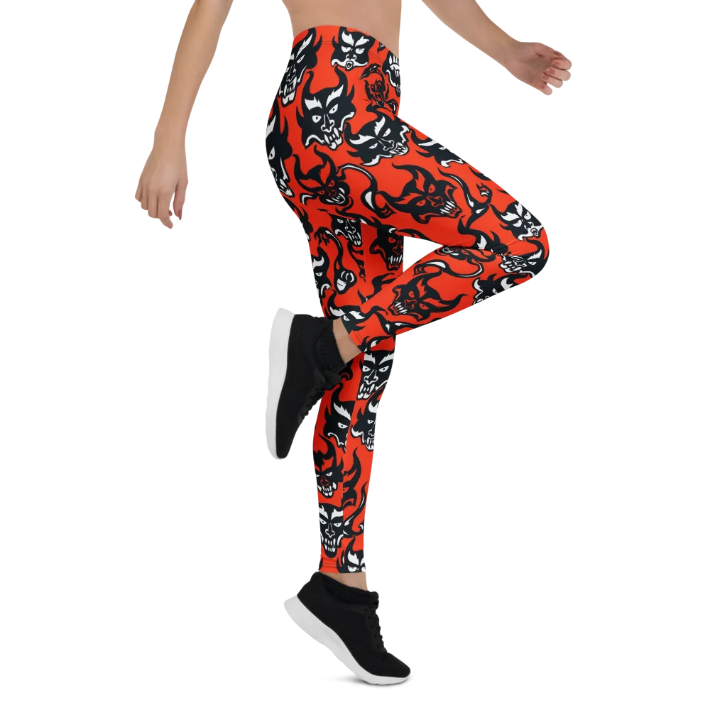 Devil’s Parade on Leggings — Right