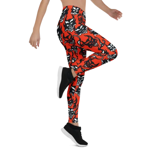 Devil’s Parade on a Leggings