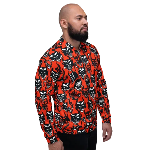 Devil’s Parade on a Bomber Jacket