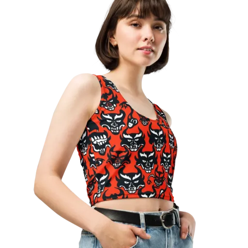 Devil’s Parade on a Crop Top