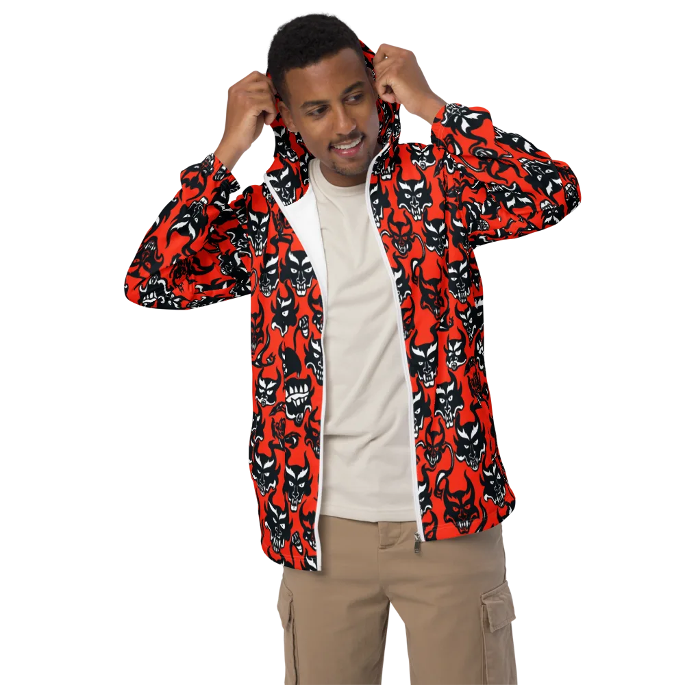 Devil’s Parade on Men's Windbreaker — Front