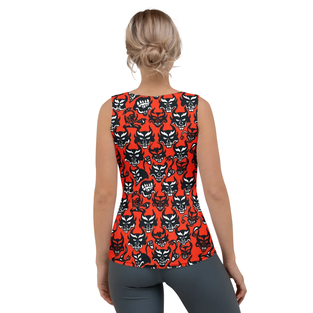 Devil’s Parade on Women's Tank Top — Back