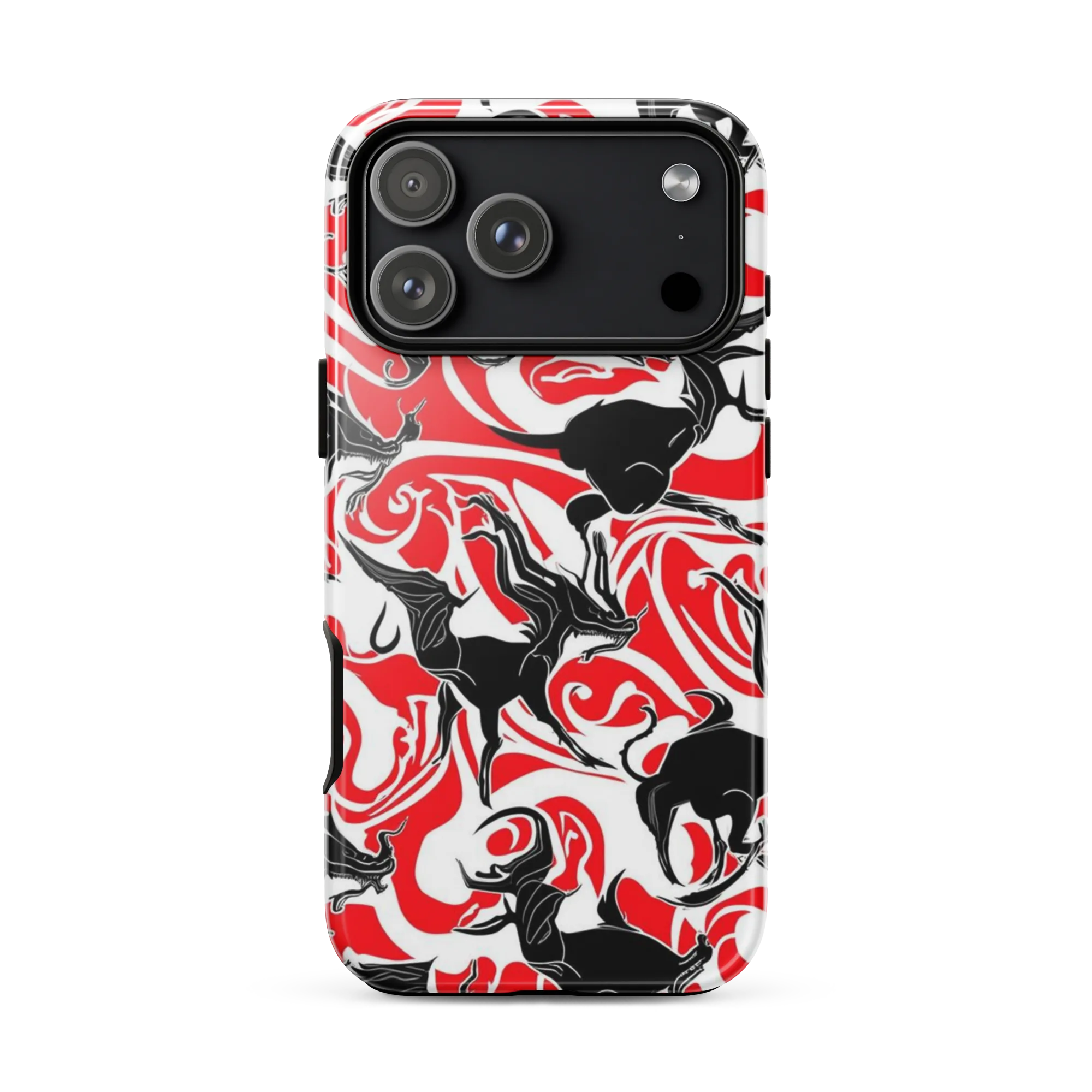 Crimson Night Flight on Tough Case for iPhone® — Front