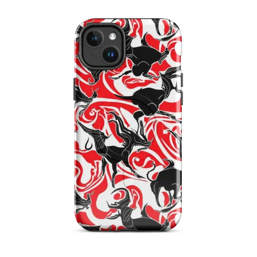 Crimson Night Flight on a MagSafe Tough Case for iPhone®