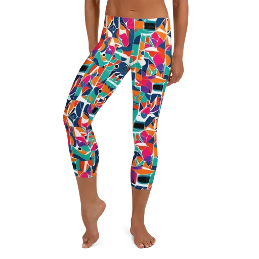 Color Arcade on a Capri Leggings
