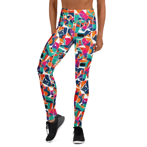 Color Arcade on a Yoga Leggings