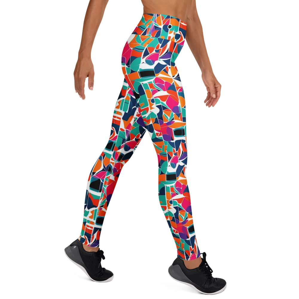 Color Arcade on Yoga Leggings — Right