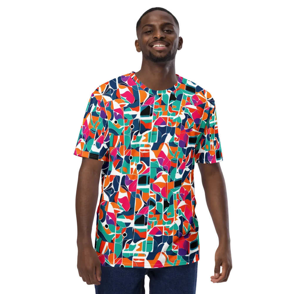 Color Arcade on Men's Crew Neck T-Shirt — Front