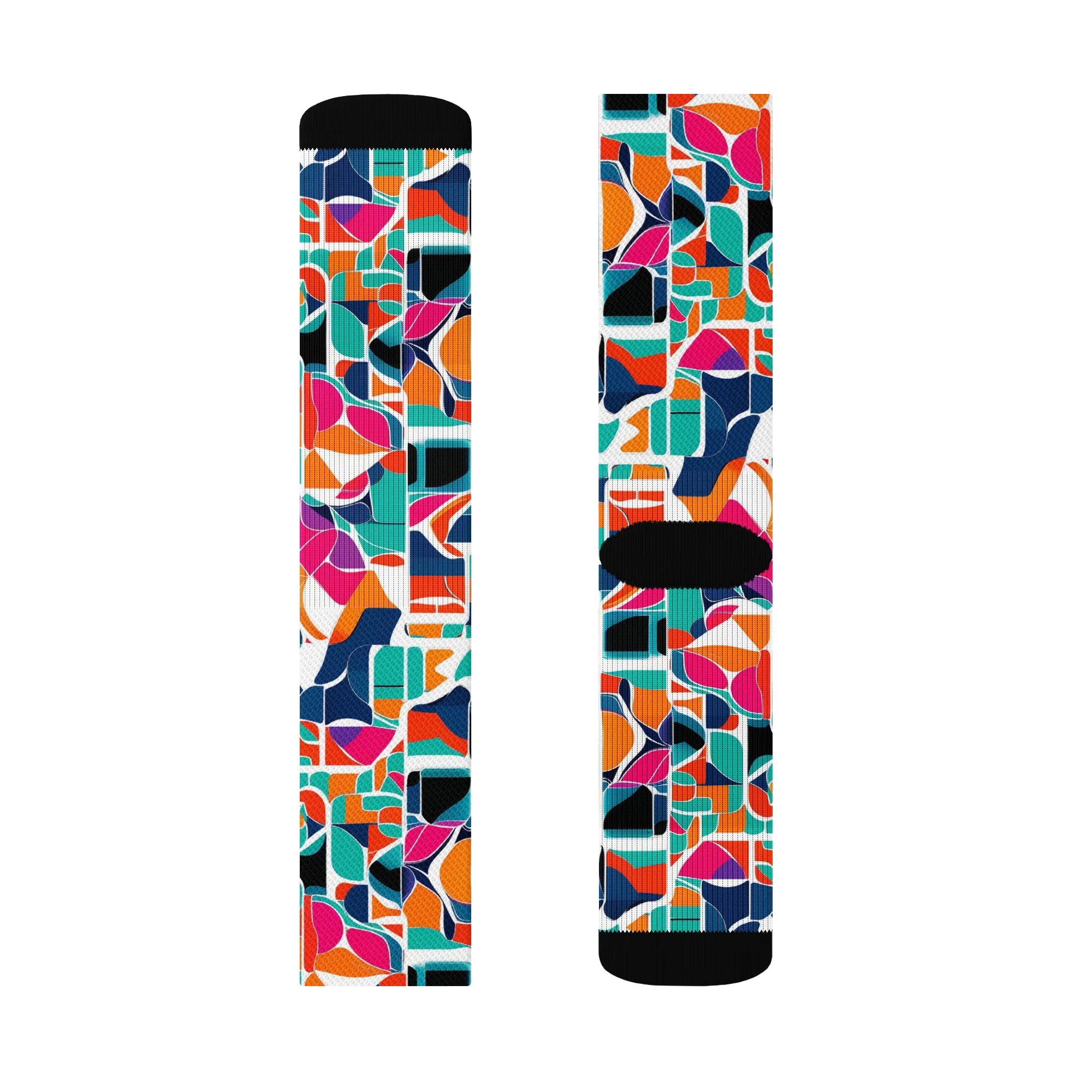Color Arcade on Socks — Left Sock