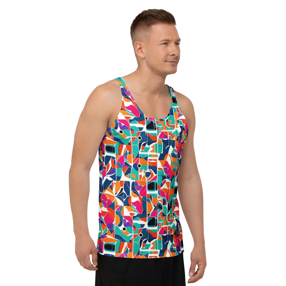 Color Arcade on Men's Tank Top — Right Front