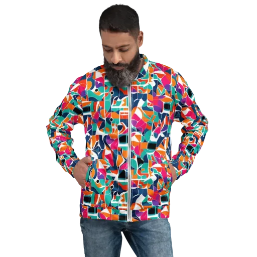 Color Arcade on a Bomber Jacket