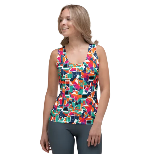 Color Arcade on a Women's Tank Top