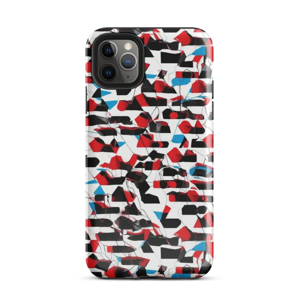 Redline Collage on Tough Case for iPhone® — Front