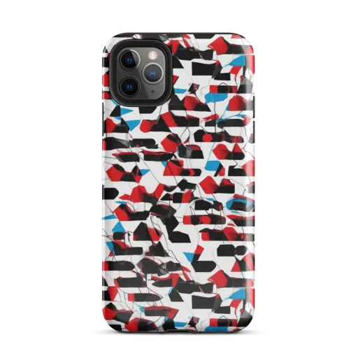 Redline Collage on a Tough Case for iPhone®