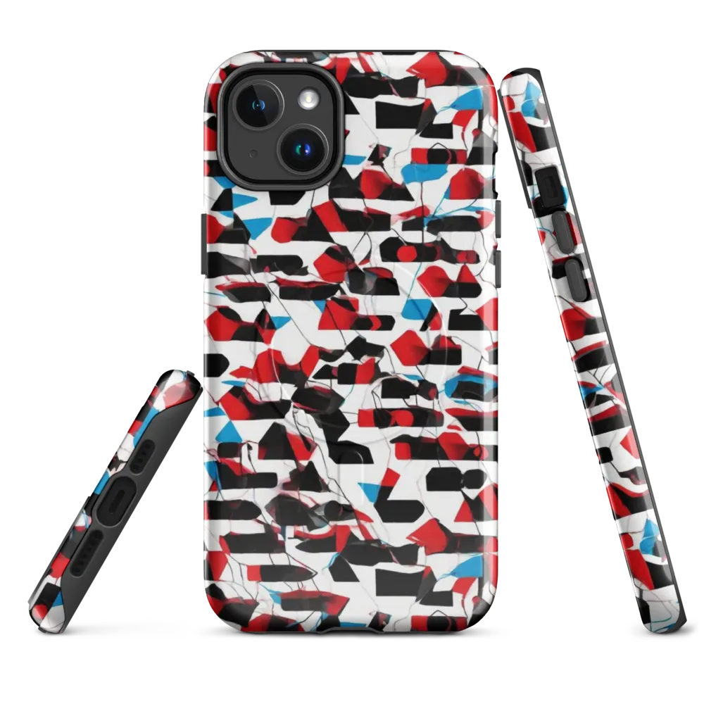 Redline Collage on MagSafe Tough Case for iPhone® — Front