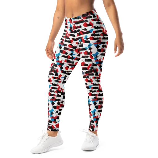 Redline Collage on a Leggings