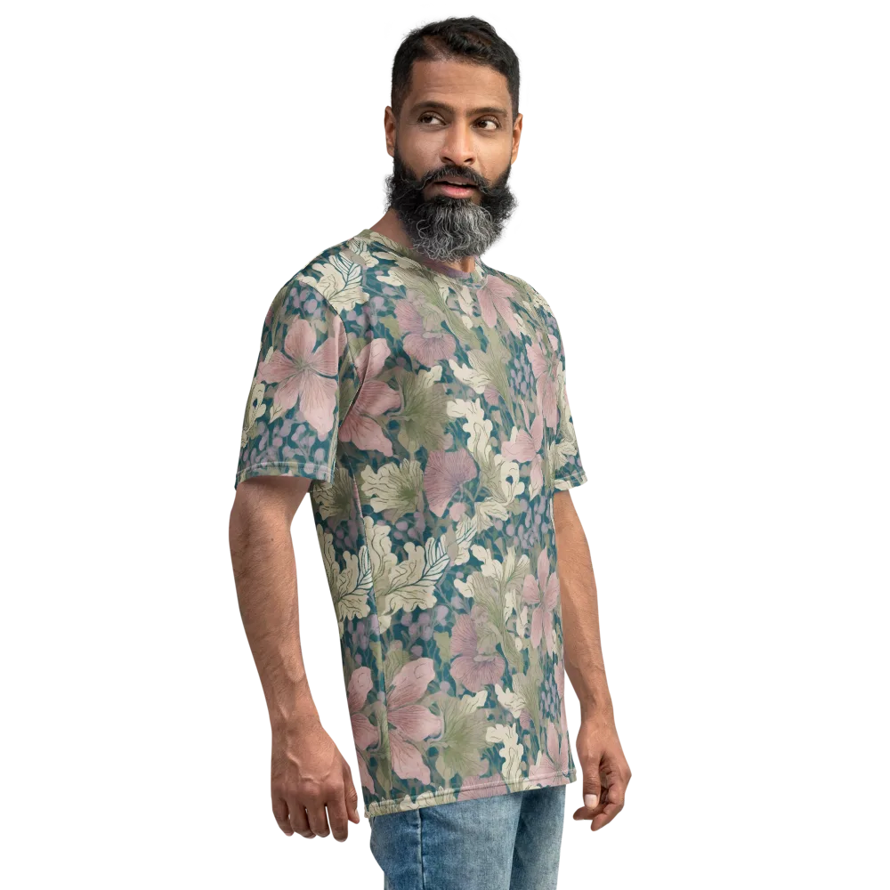 Petal Reverie on Men's Crew Neck T-Shirt — Right