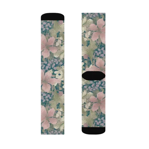 Petal Reverie on a Socks