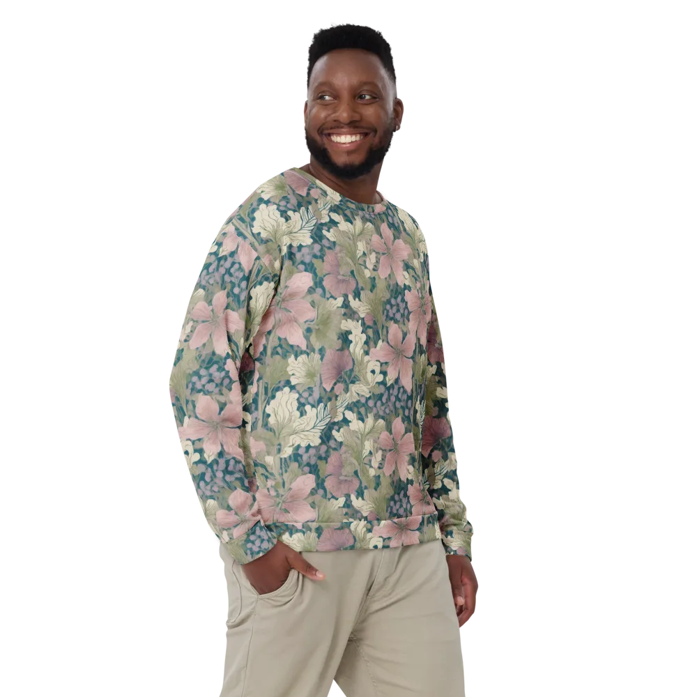 Petal Reverie on Sweatshirt — Front