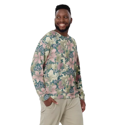 Petal Reverie on a Sweatshirt