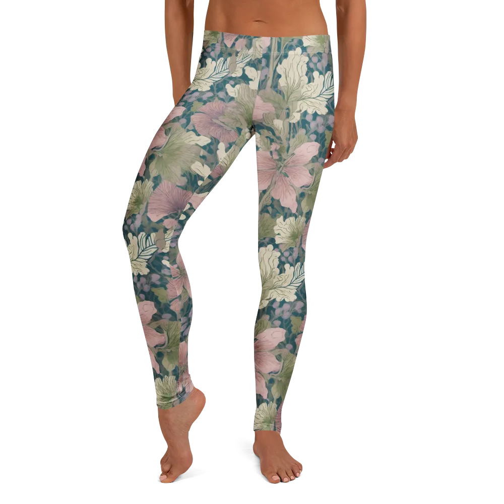 Petal Reverie on Leggings — Front