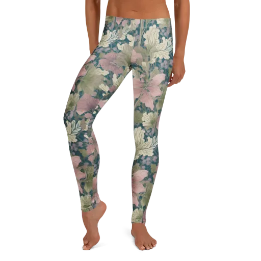 Petal Reverie on a Leggings