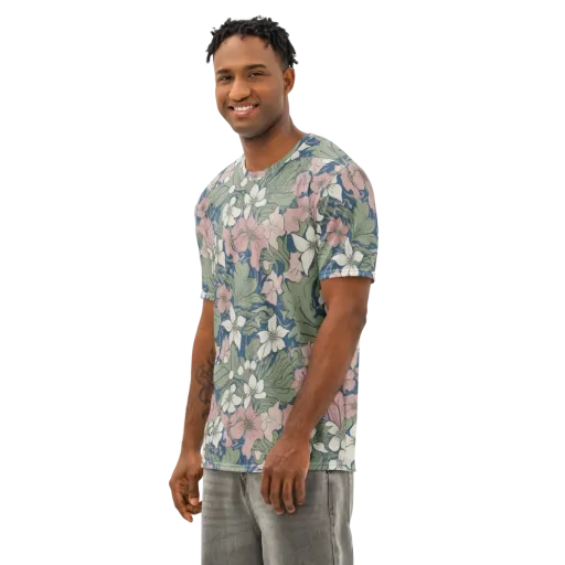 Meadow Sonata on a Men's Cotton Crew Neck T-Shirt
