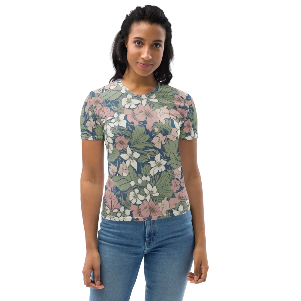Meadow Sonata on Women's Crew Neck T-Shirt — Front