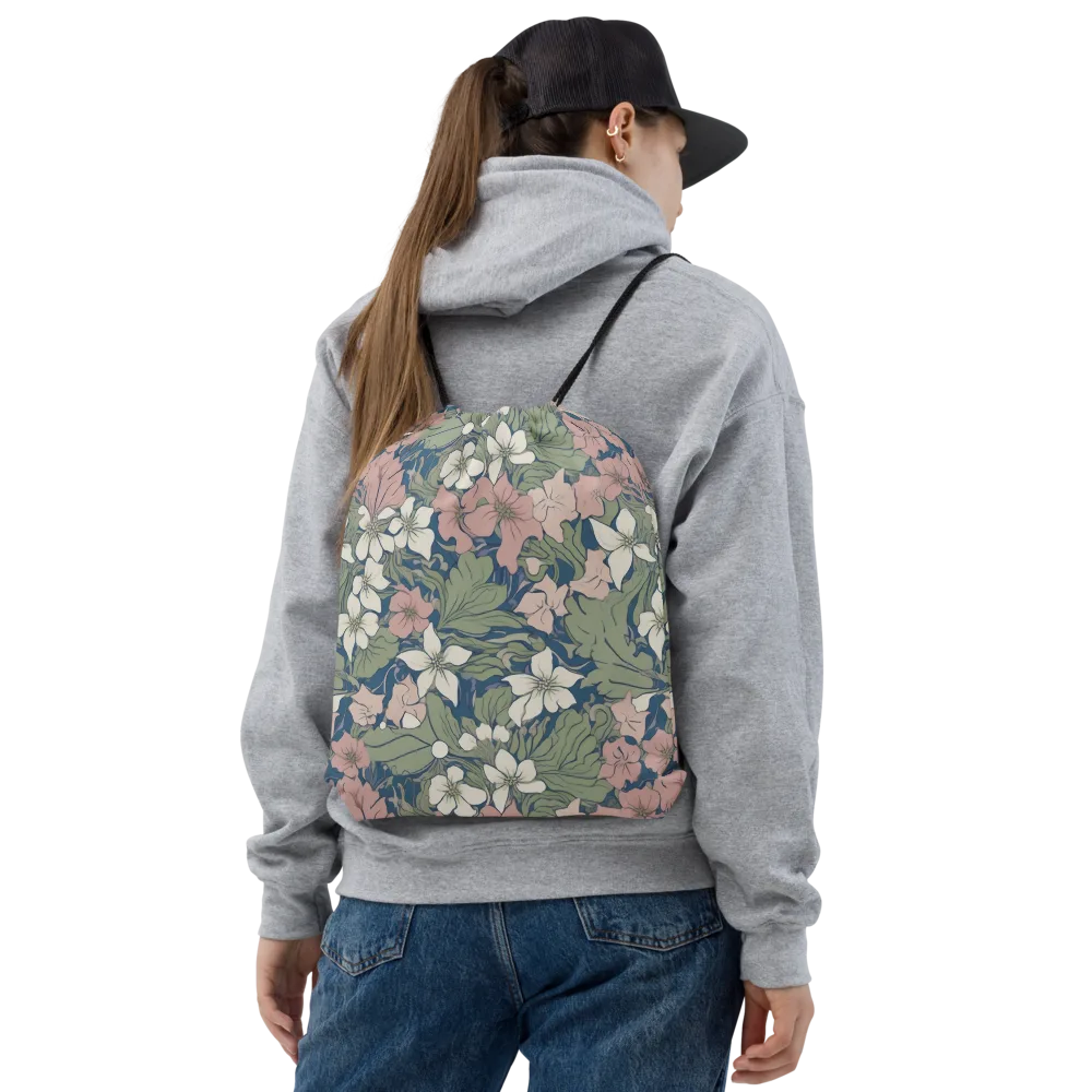 Meadow Sonata on Drawstring Bag — Front