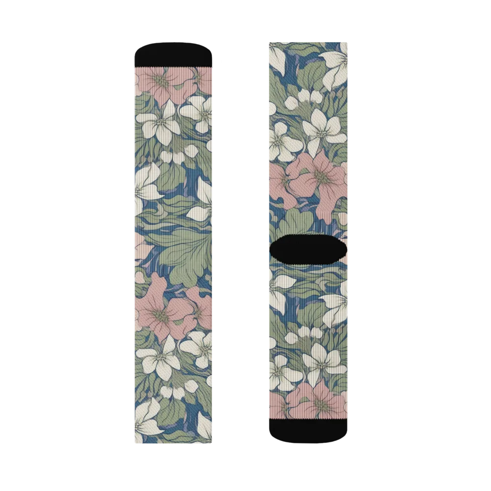 Meadow Sonata on Socks — Right Sock