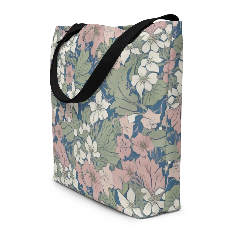 Meadow Sonata on Large Tote Bag W/ Pocket — Front